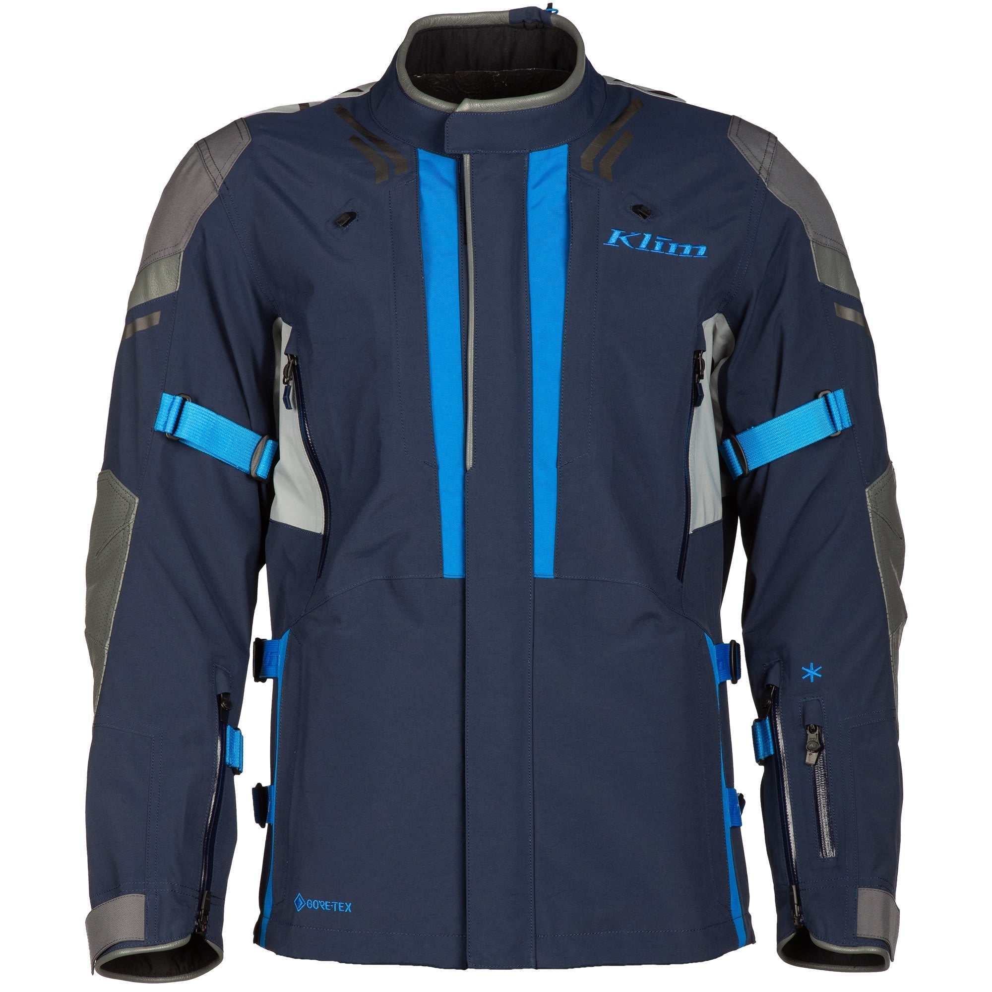 Klim Latitude V5 Gore-Tex Jacket - Dress Blue / Electric Blue Lemonade by Klim - clearance motorcycle jacket