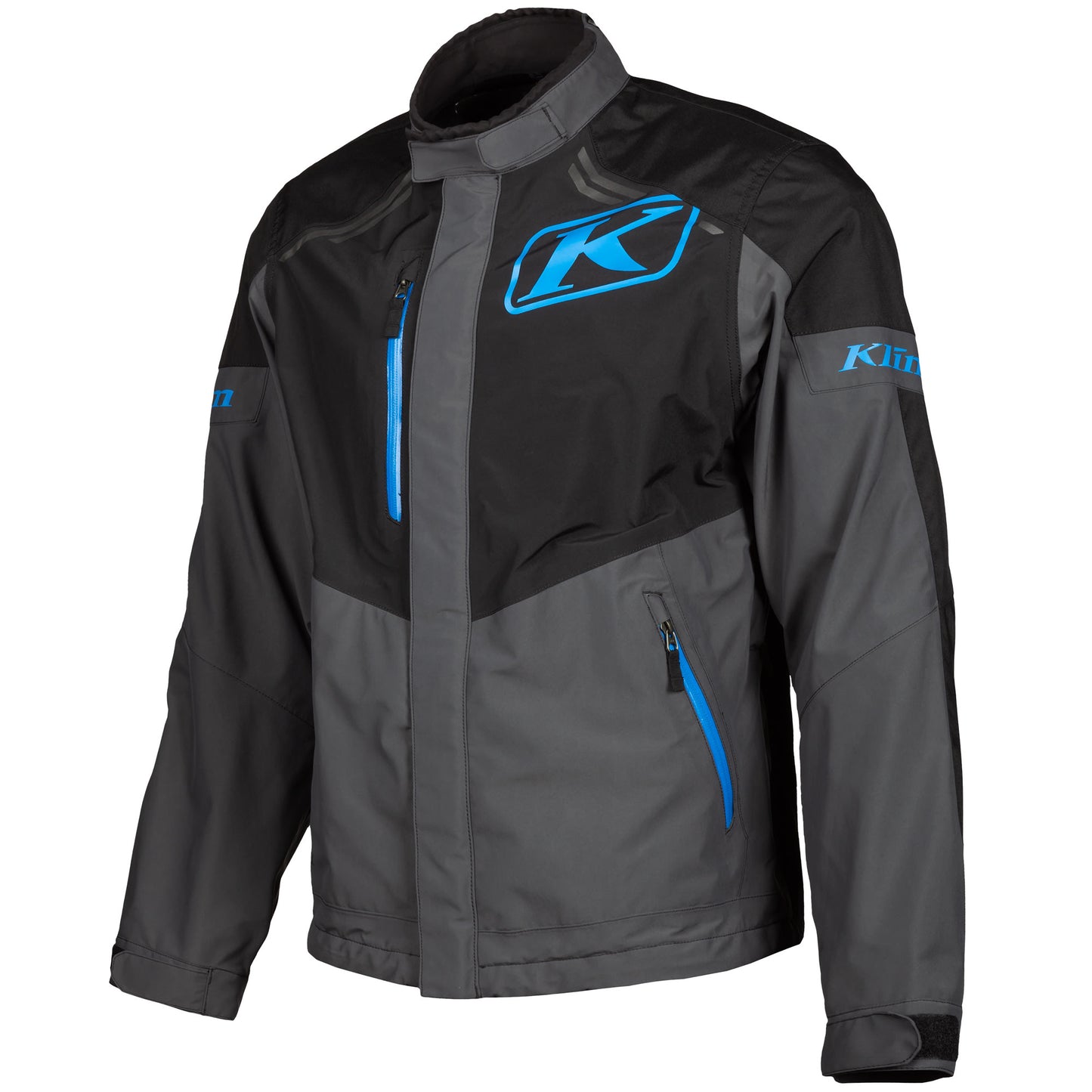 Klim Traverse V3 Gore-Tex CE Textile Jacket - Black / Kinetik Blue by Klim - clearance motorcycle jacket