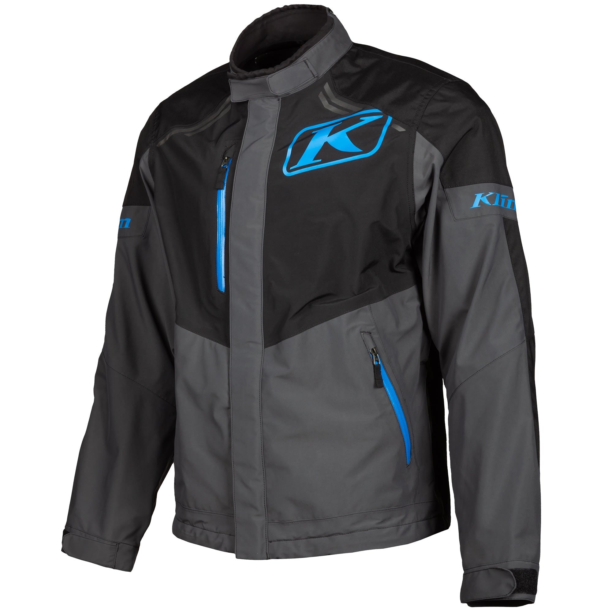 Klim Traverse V3 Gore-Tex CE Textile Jacket - Black / Kinetik Blue by Klim - clearance motorcycle jacket