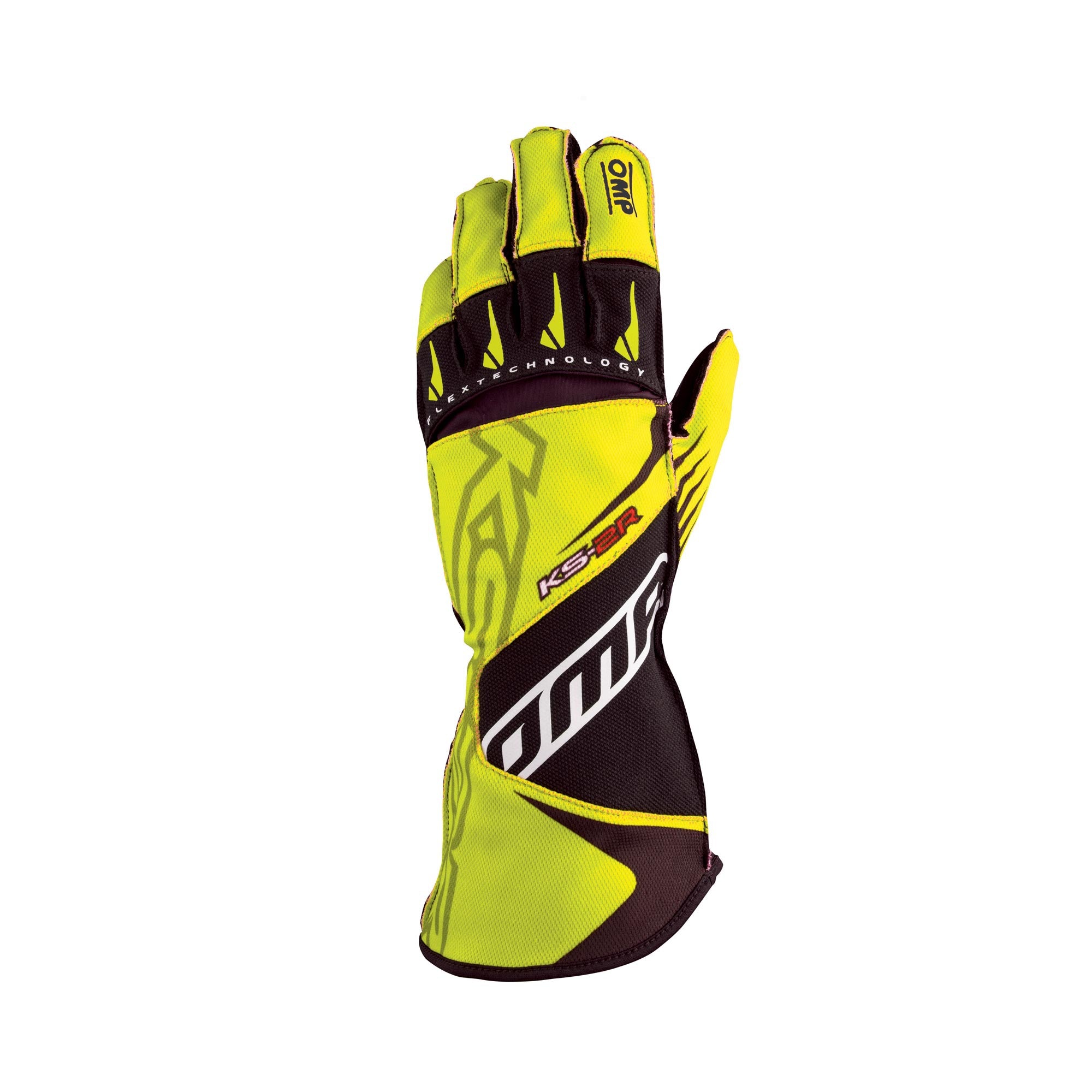 KS-2R KART GLOVES Yellow - Black
