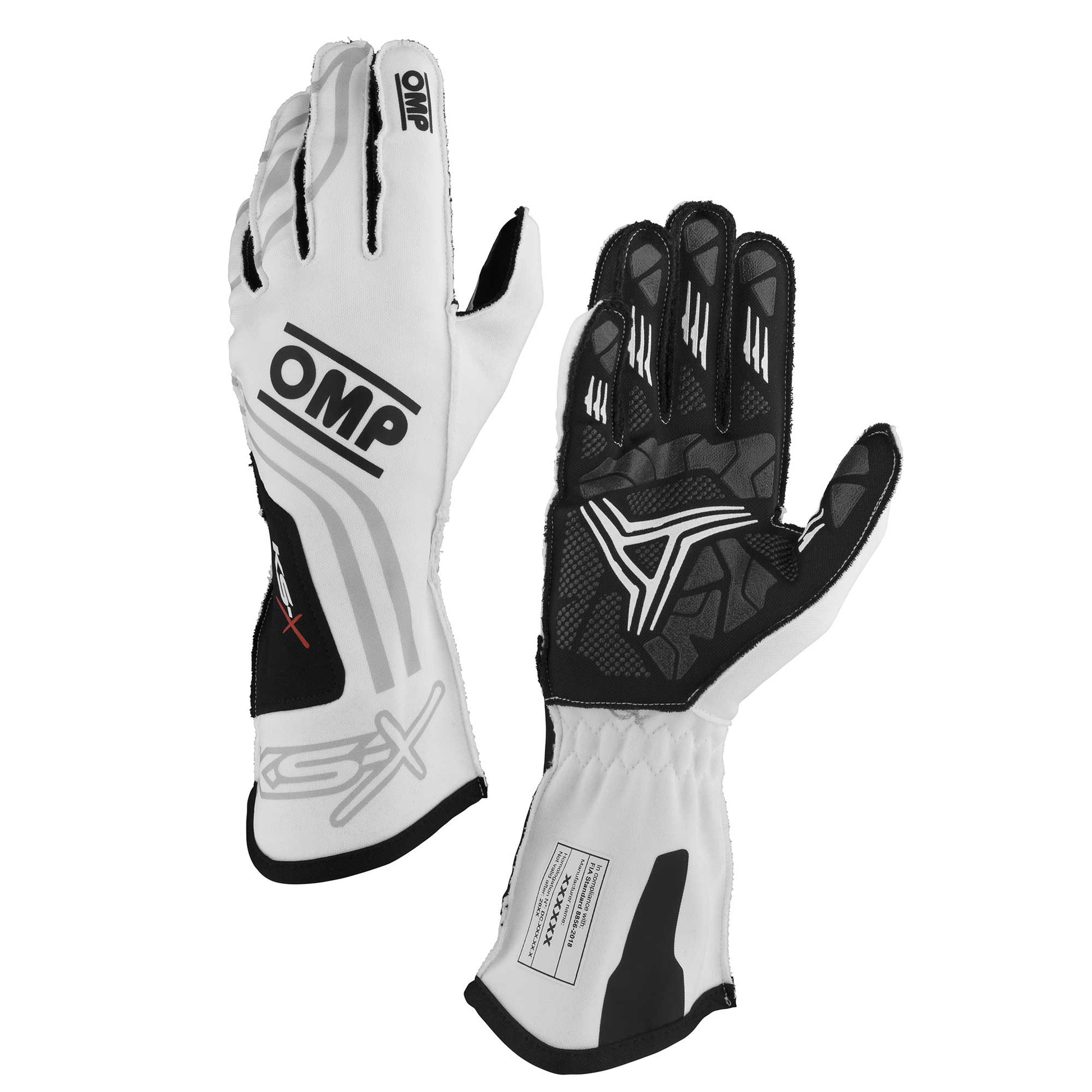 KS-X KART GLOVES FIA 8877-2022 White