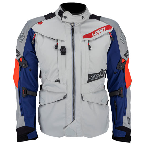 Leatt ADV 7.5 Multitour Textile Jacket - Royal Blue / Red by Leatt - clearance motorcycle jacket
