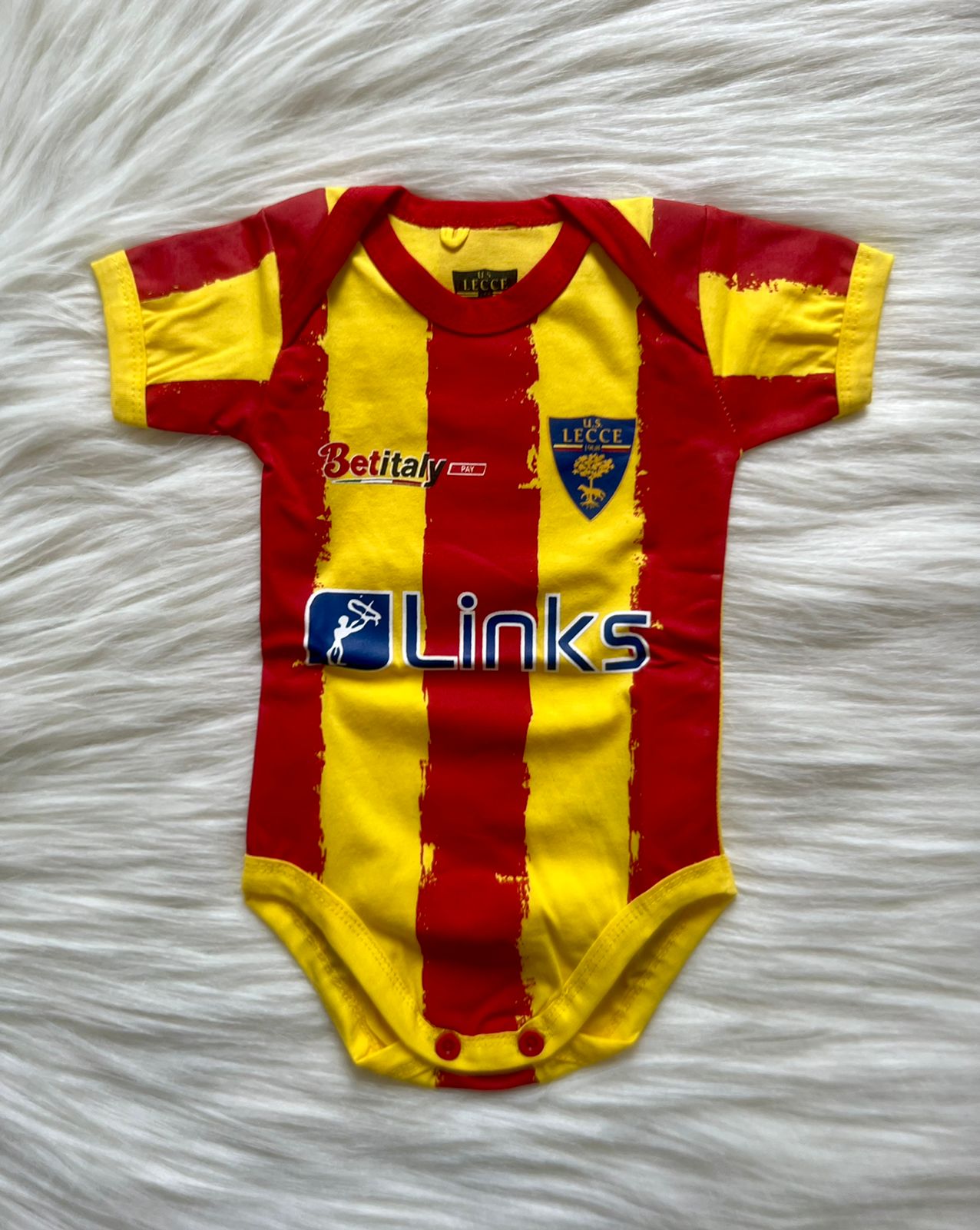 Lecce 1st Home jersey I Giallorossi 22/23 - baby & toddler shirt image 1