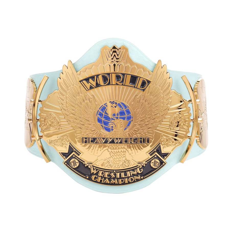 Light Blue WWE Winged Eagle Championship Inspired Title Belt - 1 | Dash Racegear