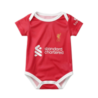 24/25 Liverpool Baby Bodysuit front view baby onesie by Dash Racegear