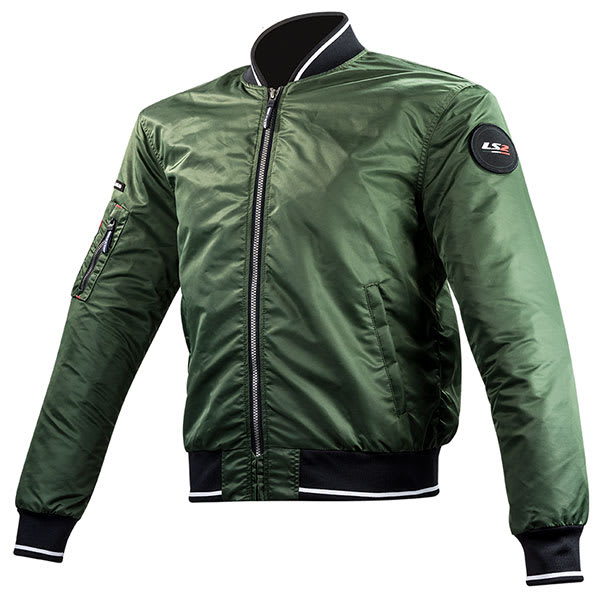 LS2 Brighton Textile Jacket - Olive Green by LS2 - clearance motorcycle jacket