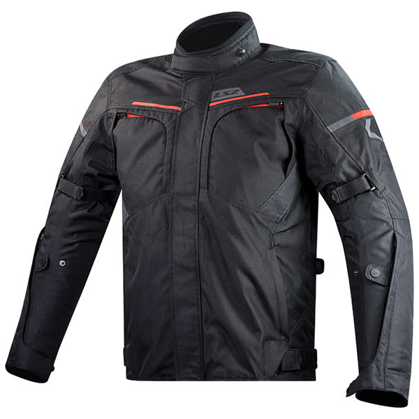 LS2 Endurance Textile Jacket - Black / Red by LS2 - clearance motorcycle jacket