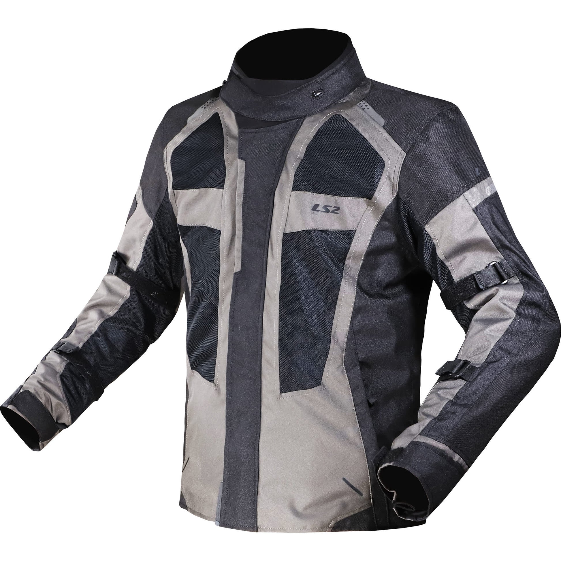LS2 Scout Textile Jacket - Black / Dark Grey by LS2 - clearance motorcycle jacket