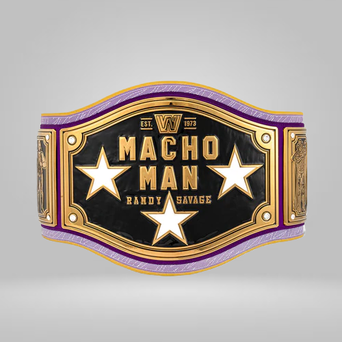 MACHO MAN RANDY SAVAGE LEGACY WRESTLING CHAMPIONSHIP COLLECTOR’S TITLE BELT - image 1 | DASH RACEGEAR