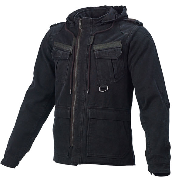 Macna Combat Textile Jacket - Black by Macna - clearance motorcycle jacket