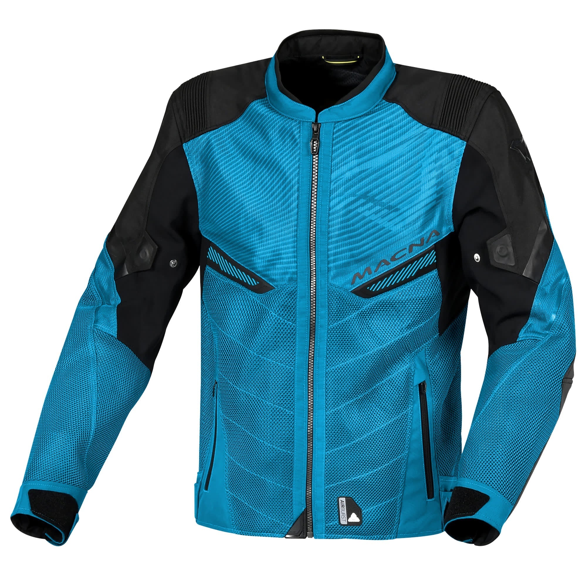 Macna Foxter Textile Jacket - Blue / Black by Macna - clearance motorcycle jacket