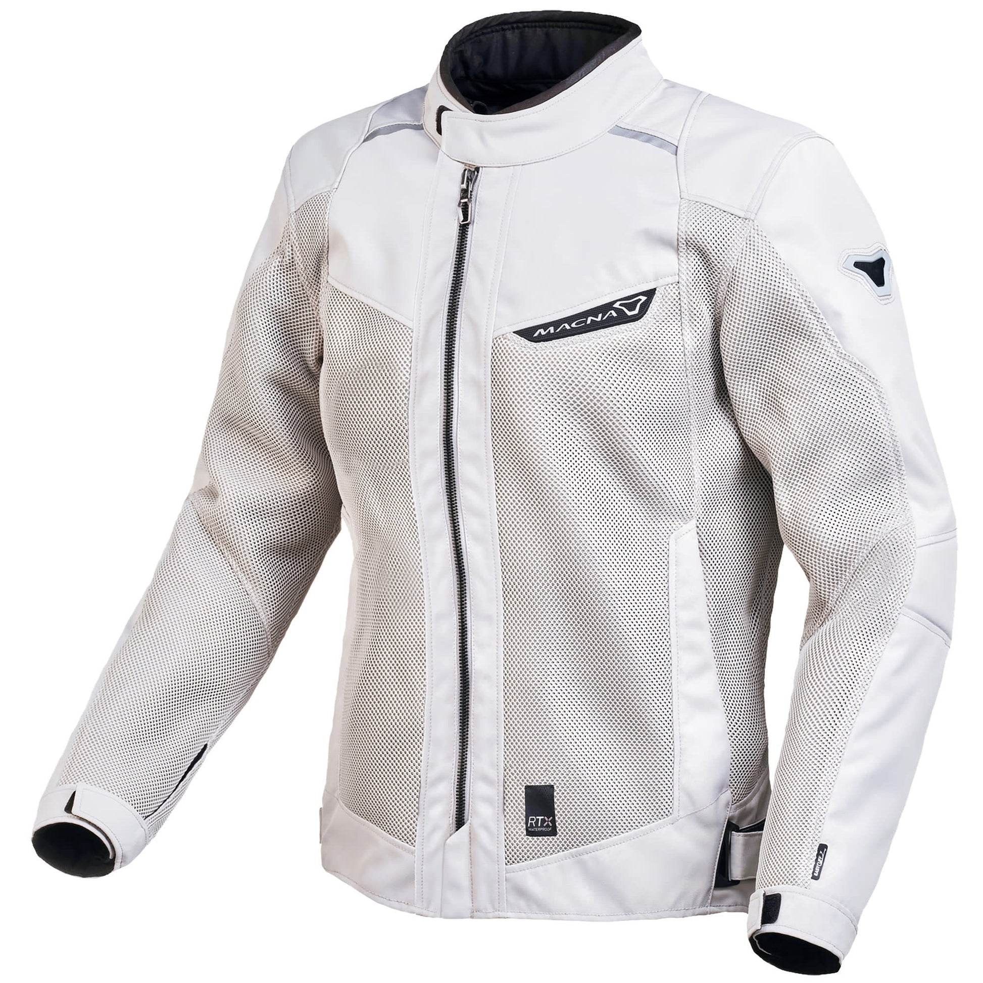 Macna Ladies Empire Textile Jacket - Light Grey by Macna - clearance motorcycle jacket