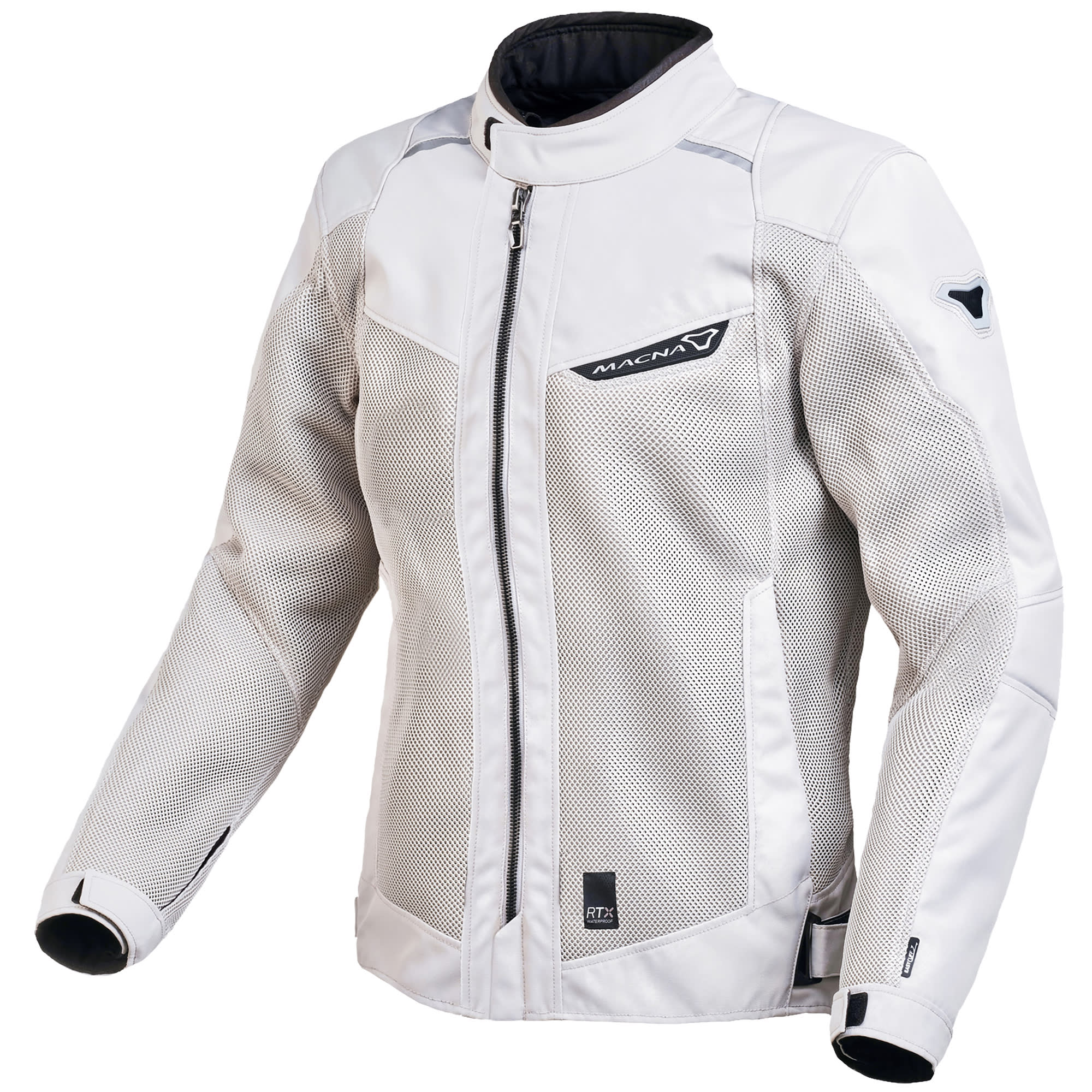 Macna Ladies Empire Textile Jacket - Light Grey by Macna - clearance motorcycle jacket