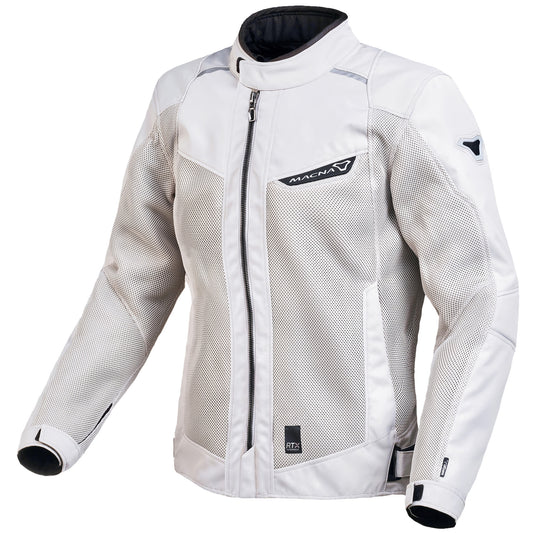 Macna Ladies Empire Textile Jacket - Light Grey by Macna - clearance motorcycle jacket