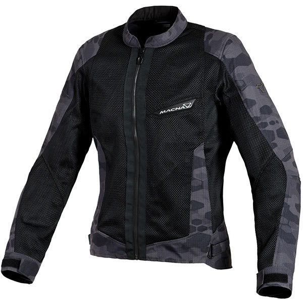 Macna Ladies Velocity Textile Jacket - Black / Camo by Macna - clearance motorcycle jacket