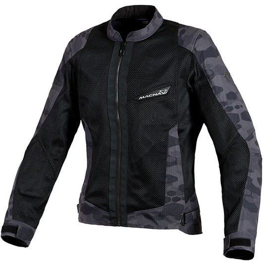 Macna Ladies Velocity Textile Jacket - Black / Camo by Macna - clearance motorcycle jacket