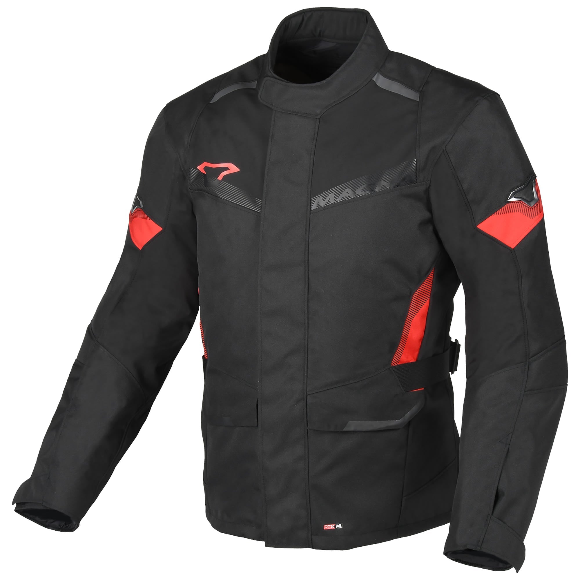 Macna Vaulture Textile Jacket - Black / Red by Macna - clearance motorcycle jacket