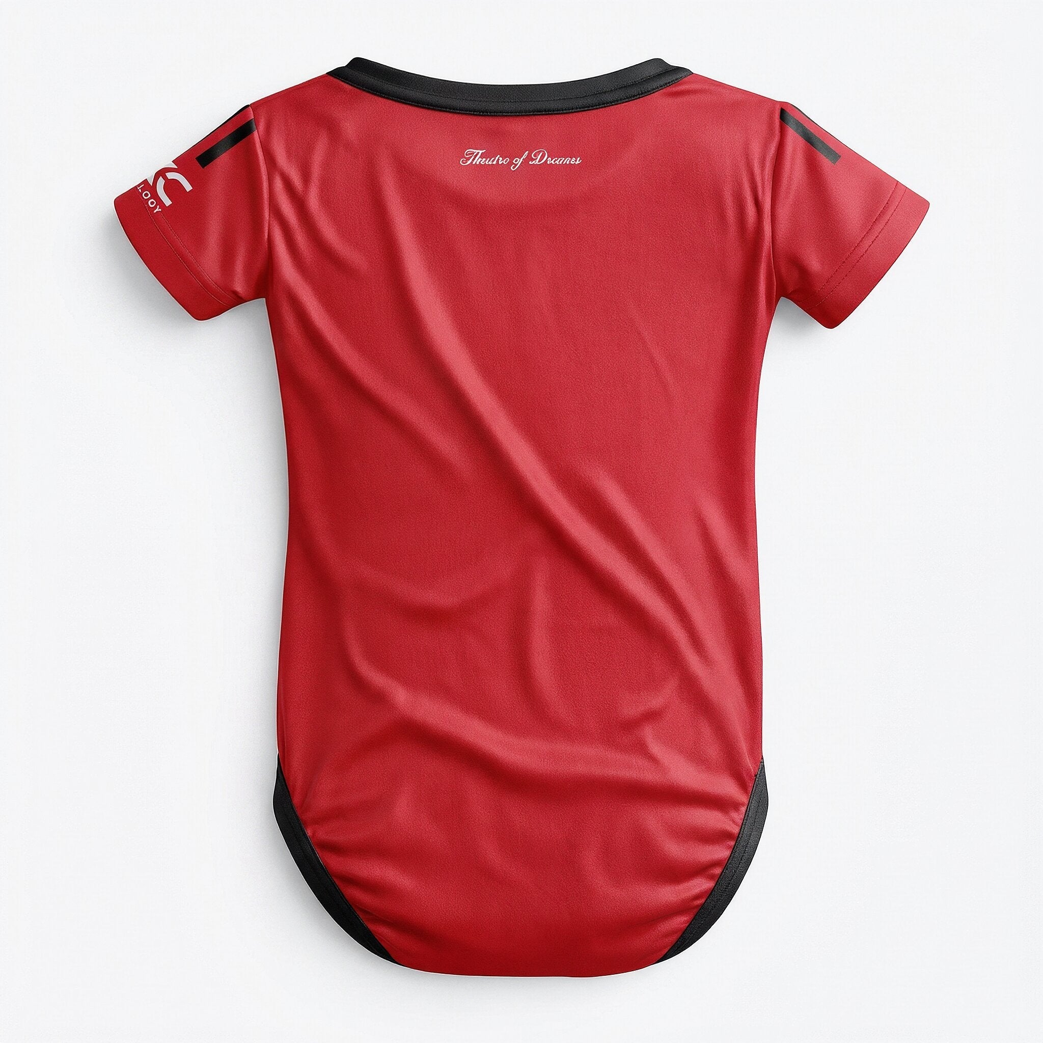 25/26 Manchester United Baby Bodysuit back view baby onesie by Dash Racegear