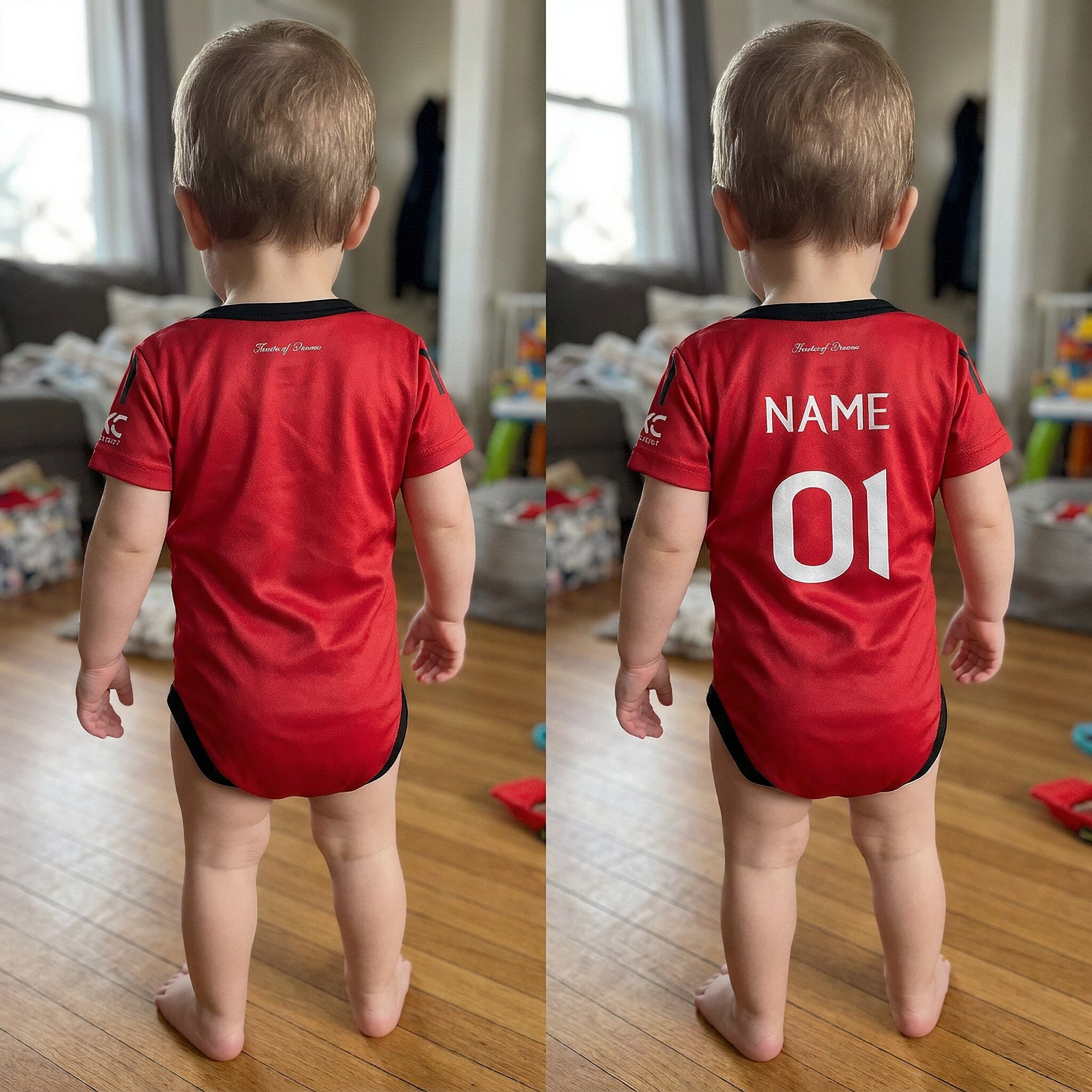 25/26 Manchester United Baby Bodysuit product detail image 4