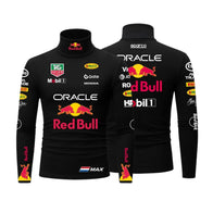 Max Verstappen 2025 F1 Undersuit Red Bull Racing Black Base Layer by Dash Racegear, front product view, design 7265