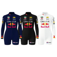 Max Verstappen 2025 F1 Women Jumpsuit and Onesie Red Bull Racing by Dash Racegear, front product view, design 4524