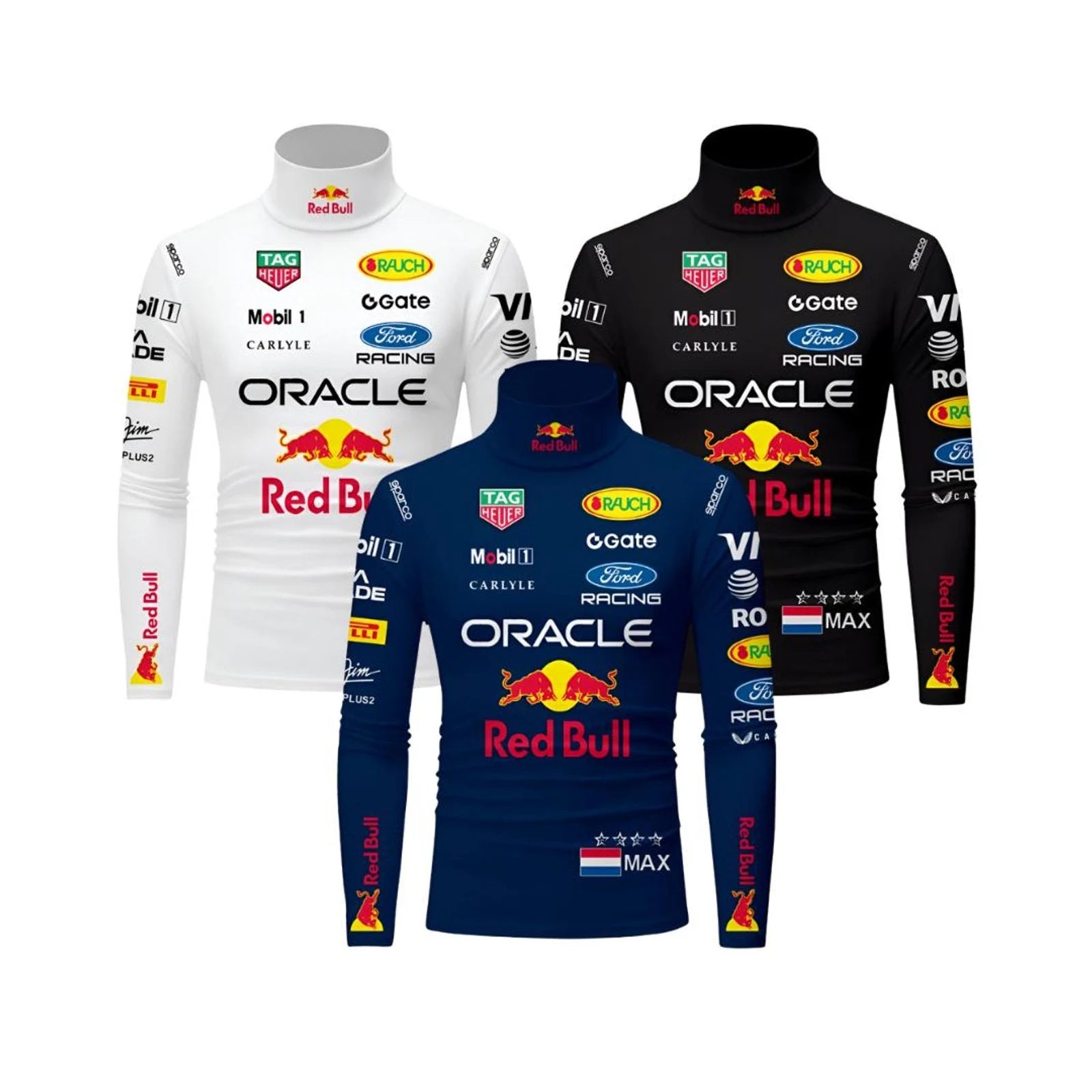 Max Verstappen 2026 F1 Undersuit Red Bull Racing Base Layer Racing by Dash Racegear, front product view, design 9137