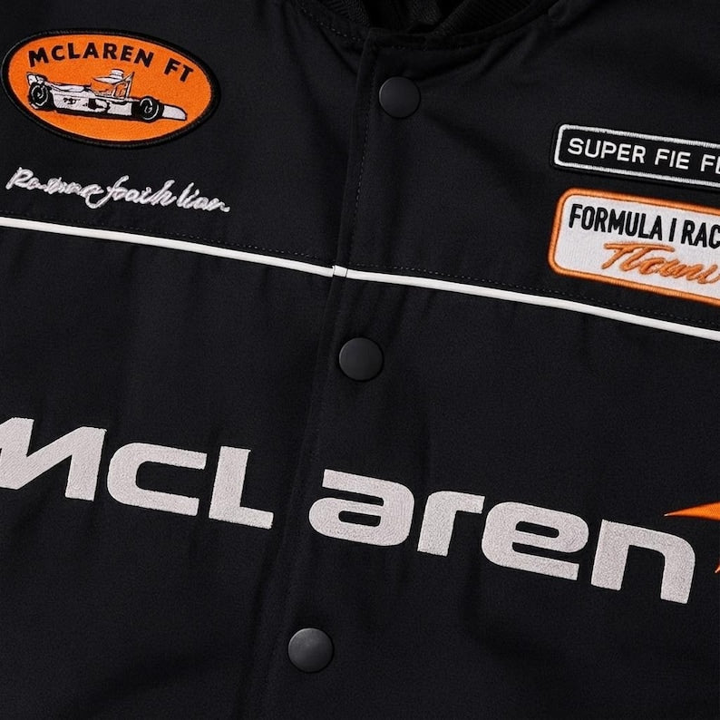 McLaren F1 motorsport bomber jacket