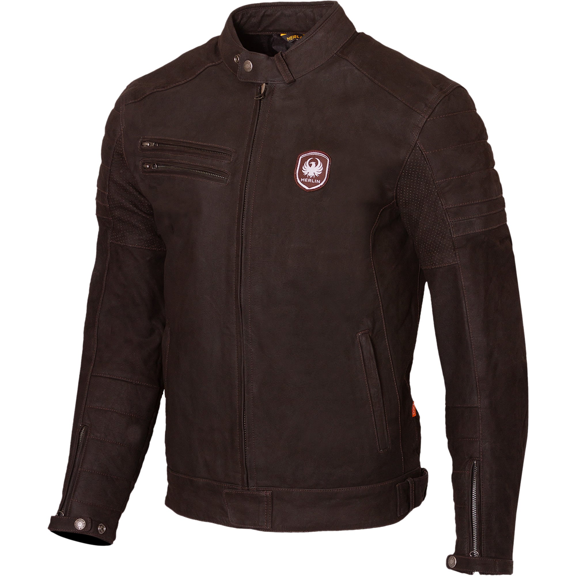 Merlin Alton II D3O Leather Jacket - Oxblood by Merlin - clearance motorcycle jacket