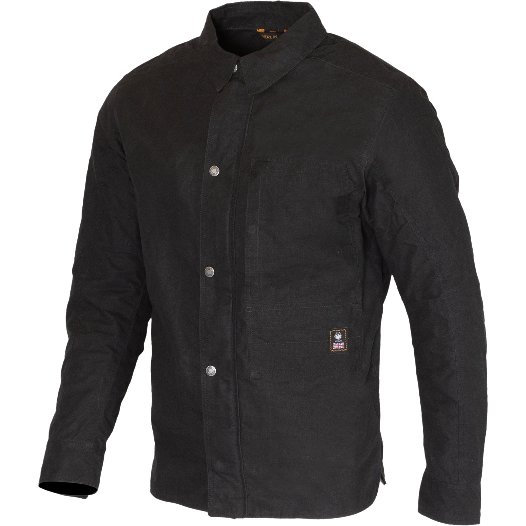 Merlin Broughton Organic Ripstop D3O Jacket - Black by Merlin - clearance motorcycle jacket