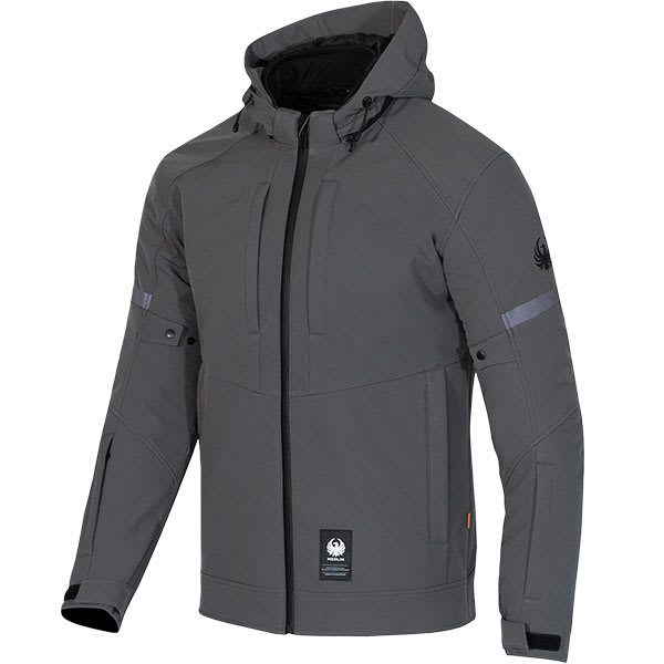 Merlin Flare Laminated D3O Textile Jacket - Grey by Merlin - clearance motorcycle jacket