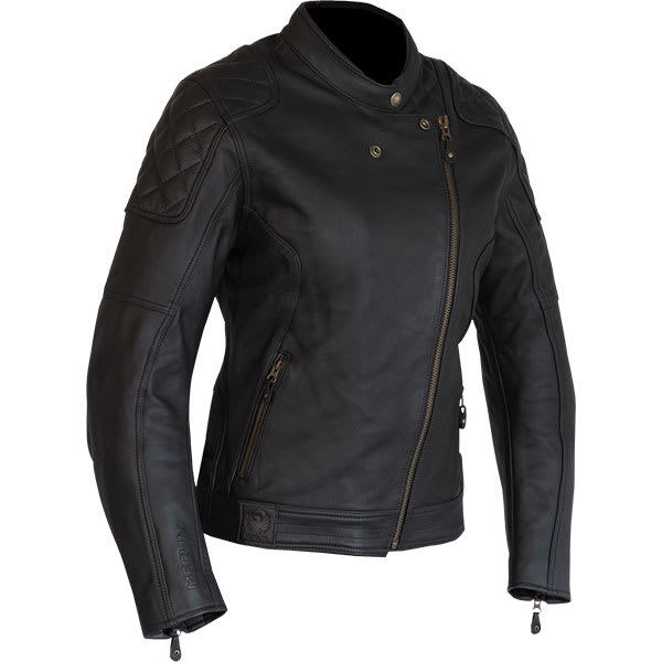 Merlin Ladies Bristol Cafe D3O Leather Jacket - Black by Merlin - clearance motorcycle jacket