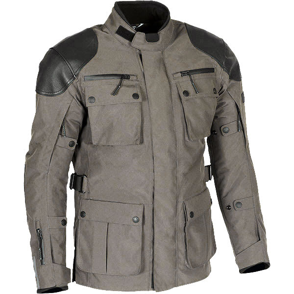 Merlin Sayan Laminated D3O Textile Jacket - Khaki by Merlin - clearance motorcycle jacket