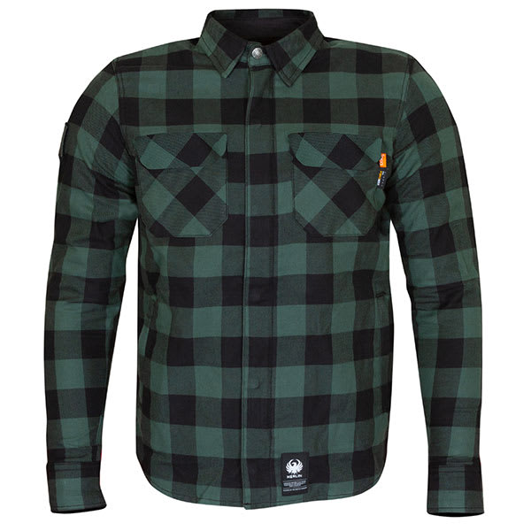 Merlin Sherbrook D3O Single Layer Riding Shirt - Green by Merlin - clearance motorcycle jacket