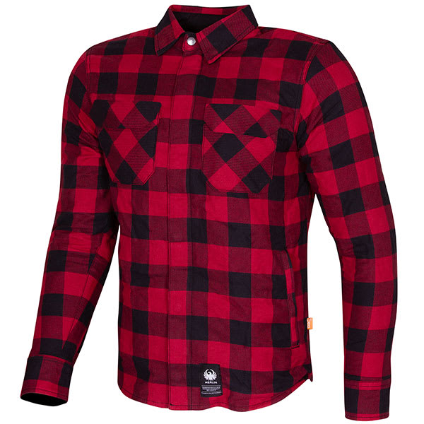 Merlin Sherbrook D3O Single Layer Riding Shirt - Red by Merlin - clearance motorcycle jacket