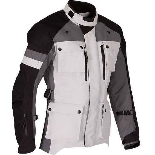 Merlin Solitude Laminated D3O Textile Jacket - Ice / Grey by Merlin - clearance motorcycle jacket