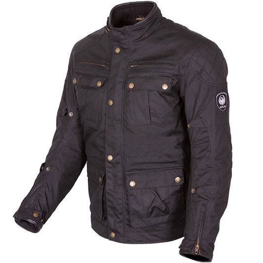Merlin Yoxall 2 Silk Wax Textile Jacket - Black by Merlin - clearance motorcycle jacket