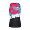 MIAMI GRAND PRIX MESH TANK - MITCHELL & NESS - BLACK/PINK