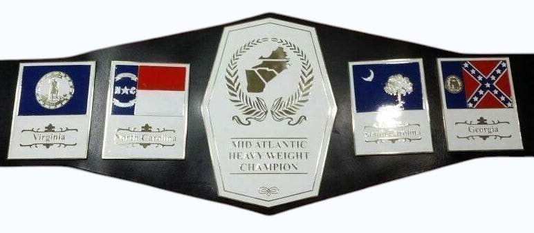 Mid Atlantic Heavyweight Wrestling Champion Leather Belt - 1 | Dash Racegear
