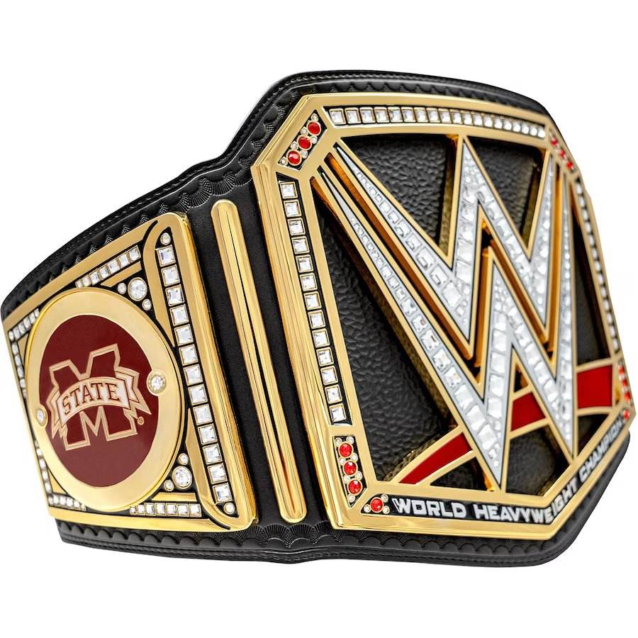 Mississippi State Bulldogs WWE Championship Inspired Title Belt - 2 | Dash Racegear