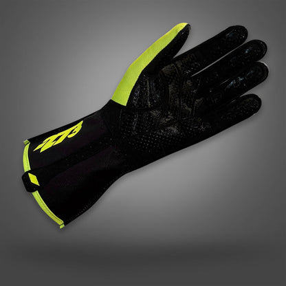 MNS-1 Fluo-Yellow/Black - Glove | DASH RACEGEAR