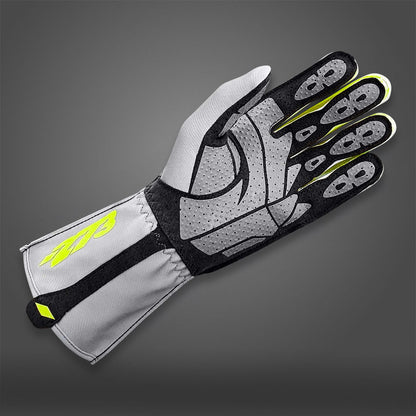 MNS-1 Gray/Fluo-Yellow - Glove | DASH RACEGEAR