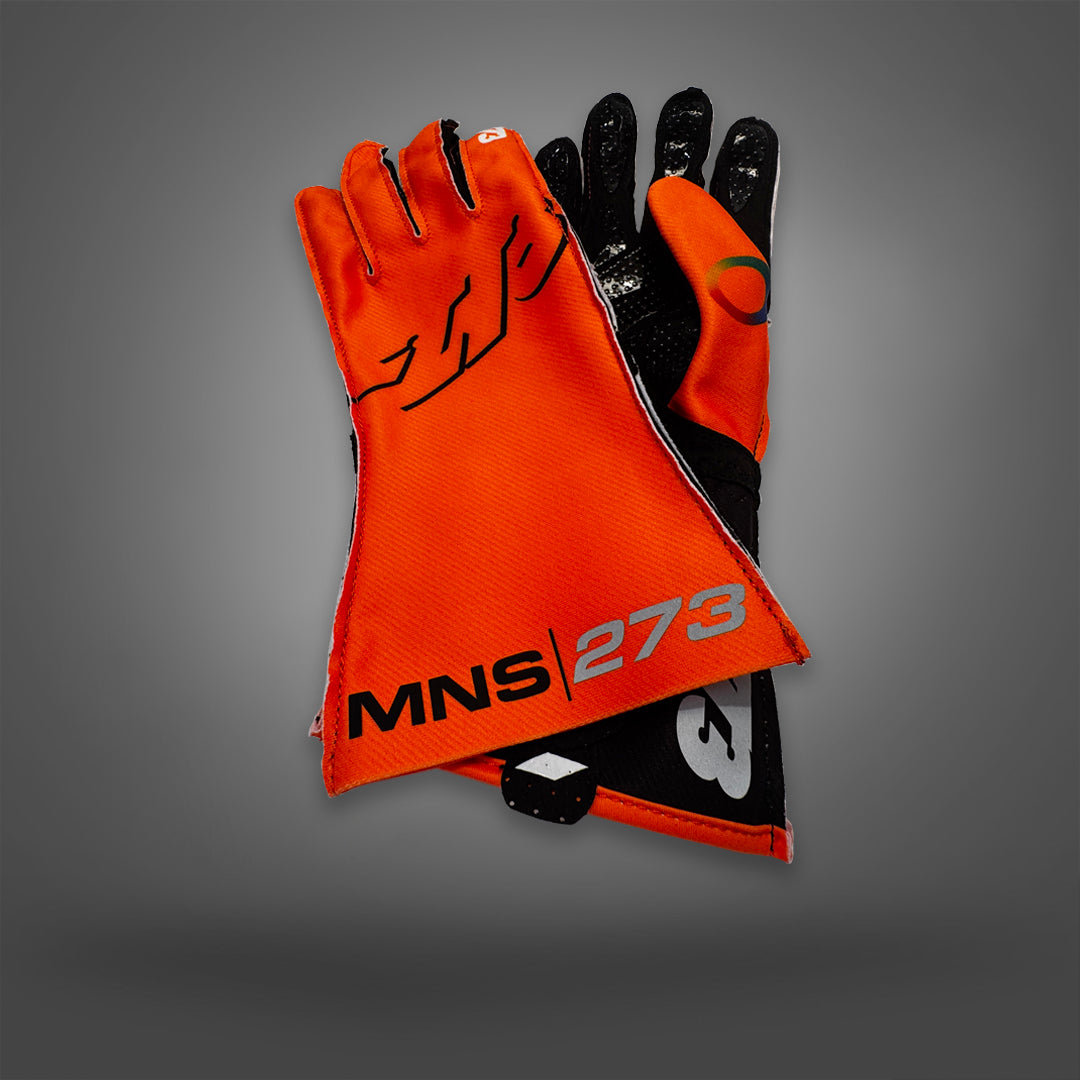 MNS-1 Papaya Orange - Glove | DASH RACEGEAR
