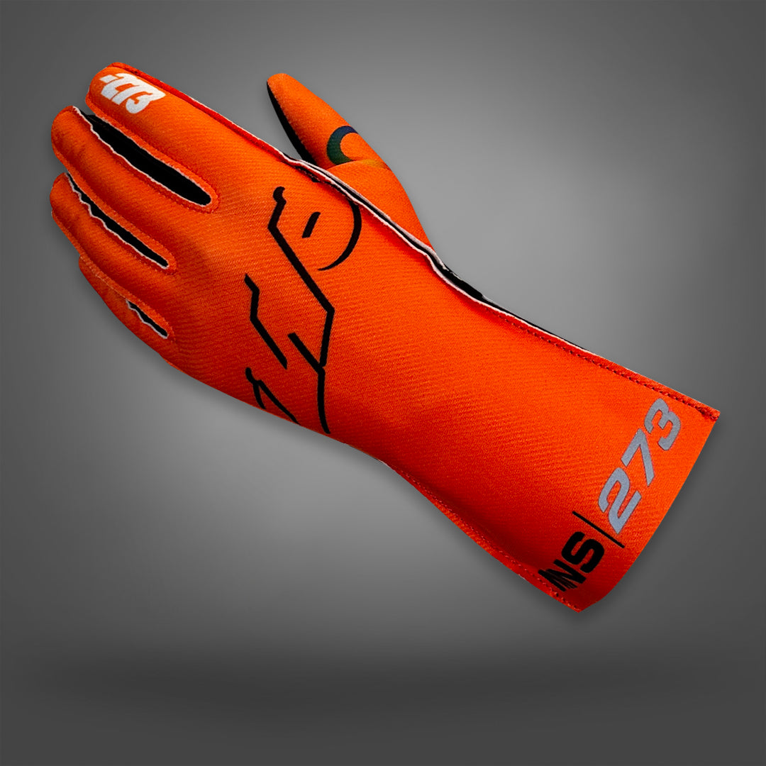 MNS-1 Papaya Orange - Glove | DASH RACEGEAR
