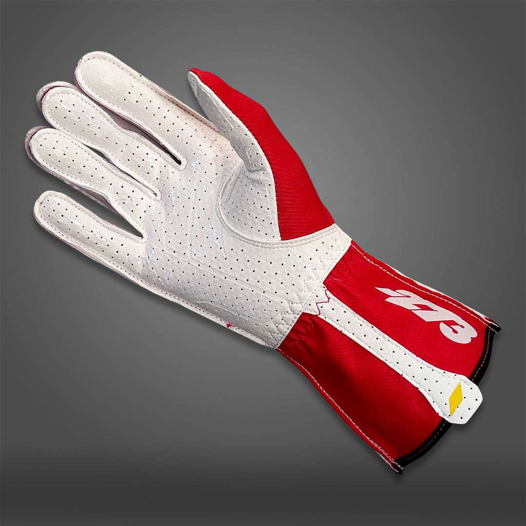 MNS-1 Red/White - Glove | DASH RACEGEAR