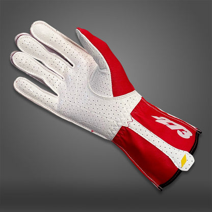 MNS-1 Red/White - Glove | DASH RACEGEAR