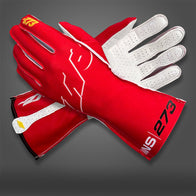 MNS-1 Red/White - Glove | DASH RACEGEAR