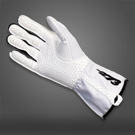 MNS-1 White/Black - Glove | DASH RACEGEAR