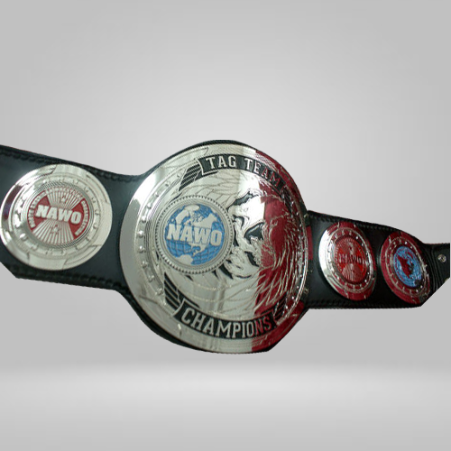 NAWO Mirror Image Tag Team Wrestling Championship Title Belts - image 1 | DASH RACEGEAR
