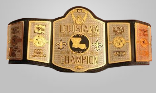 NSWA Louisiana Mid-South Championship Belt Old School Wrestling Champion - image 1 | DASH RACEGEAR