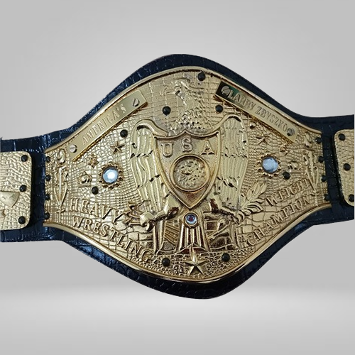 NWA Americas Larry Zbyszko Heavyweight Wrestling Champion Belt 1975 Greg Valenti - image 1 | DASH RACEGEAR